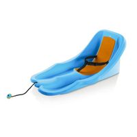 Luge bébé avec ceinture de sécurité - à partir de 6 Mois - Bleu / Orange