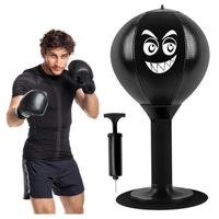 Mini Sac De Frappe Bureau – Ventouse, 37cm, Anti-Stress Boxe, Enfants Adultes
