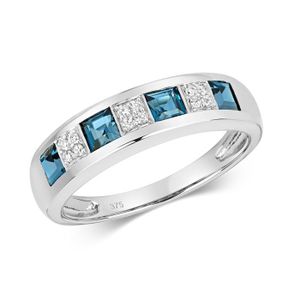 Topaze Bleue Londres Naturelle Du Brésil – 1,08 Carat, Traitée Par Irradiation