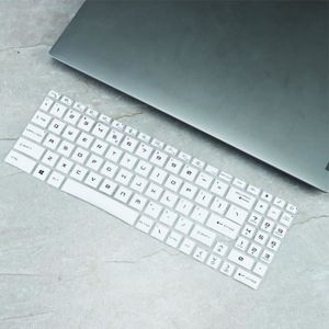 CLAVIER D'ORDINATEUR blanc-Juste de clavier en silicone pour ordinateur