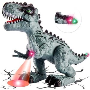 ROBOT - ANIMAL ANIMÉ Dinosaure Jouet Pour Enfants, Marche Dinosaures Electrique avec Lumière et Son, pour 3+ Ans Enfants