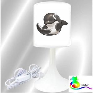 Lampe de chevet ORQUE cr/éation artisanale type serviettage c/éramique.
