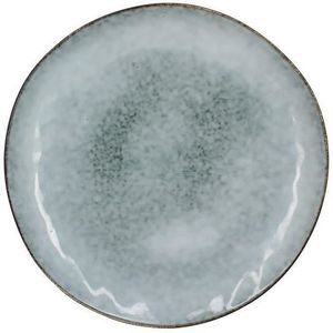 Assiette ronde plate en porcelaine blanche 27 cm Lac des Cygnes