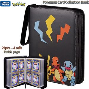 Étui de transport pour cartes Pokémon classeur de cartes album à fermeture éclair pour garçons et filles A, 400 poches