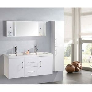 Meuble double vasque 160 cm, meuble lavabo 160 cm, meuble sous vasque 160  cm Avellino