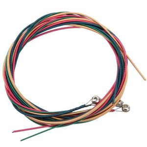 CORDE POUR INSTRUMENT Cikonielf Remplacement de corde de guitare 1 jeu de 4 cordes de guitare avec remplacement en métal à bout sphérique pour basse