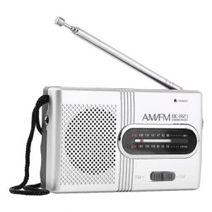 RADIO CD CASSETTE HURRISE Radio AM / FM Radio Portable AM ​​FM Mini 