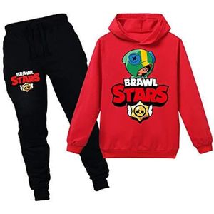 ZALA-Casual Sweat /À Capuche 3D pour Enfants Plus Velvet Brawl Stars Unisexe Jeu Vid/éo Shirt /À Manches Longues avec Automne Et Hiver Sweat /À Capuche