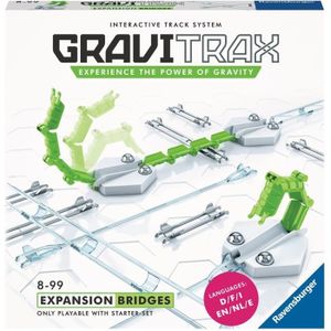 CIRCUIT DE BILLE GraviTrax - Set d'extension Ponts et Rails - Circu