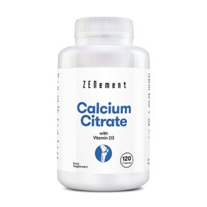 COMPLÉMENT EN MINÉRAUX Citrate de Calcium avec la Vitamine D3, 120 capsul