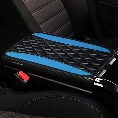 Housse D'accoudoir Pour Voiture – Housse De Console Centrale En Cuir Synthétique Avec Poche Latérale, Bande De Fixation élastique, Coussinet De Protection, Coude Repose-poignet Antidérapant, Tapis De