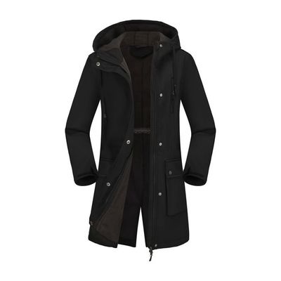 Manteau Polaire Femme Longue Avec Capuche - Chaud, Léger, Pour Randonnée Ou Quotidien En Hiver - 4