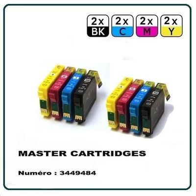 Lot De 12 Cartouches D'encre Génériques Compatibles Pour Imprimante Canon PIXMA XP205 / XP-205