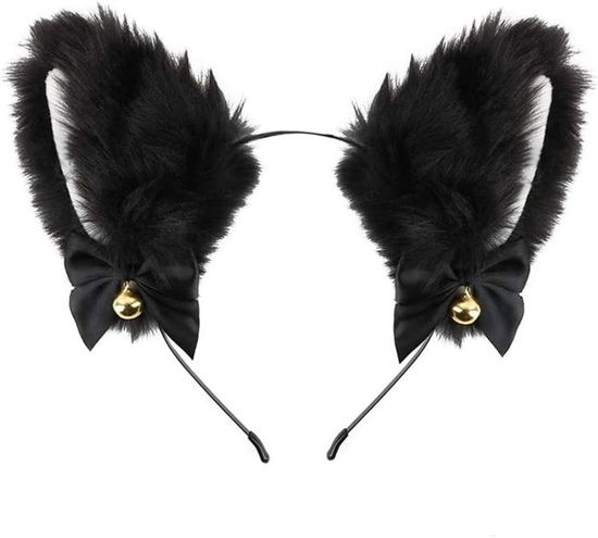 TOPTIE Serre-Tête de Cosplay pour Chat pour Décorations de Jeu de Rôle, Serre-Tête Oreilles de Renard Accessoires de Costume