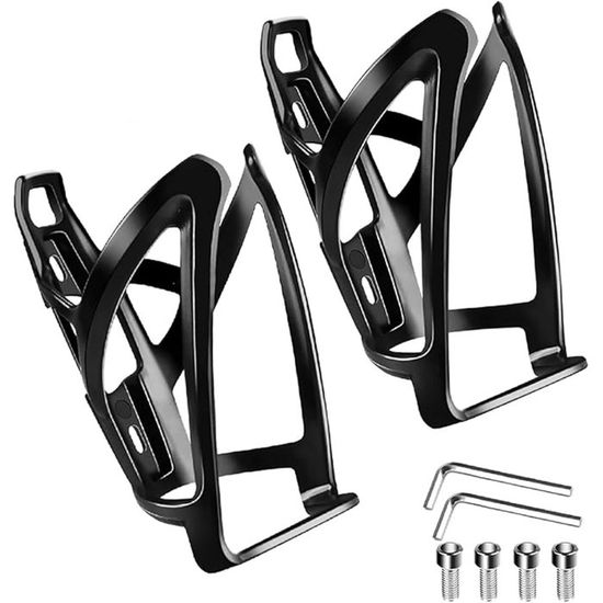 Porte-gourde Réglable Pour Vélo, VTT, Moto, Poussette – Diamètre 55 à 75 Mm – Rotation 360°, Fixation Horizontale Ou Verticale – Noir