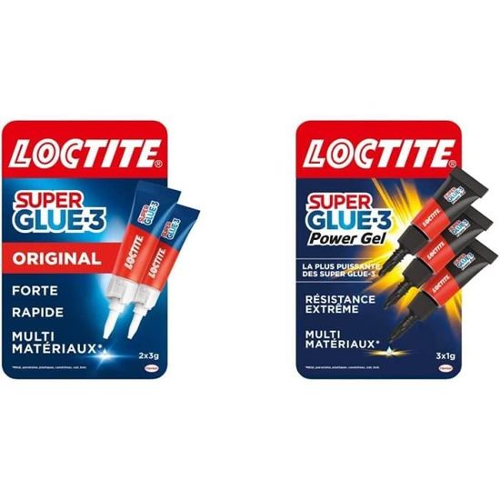 Colle Instantanée Loctite Ultra Résistante - Gel En Tube 3g - Neuve