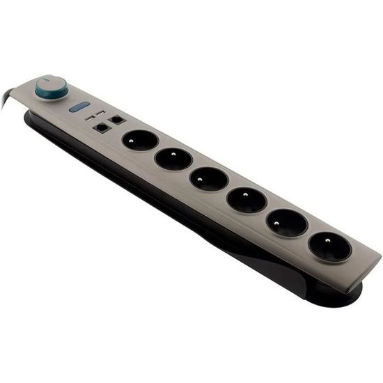 Otio Stekkerdoos voor de keuken, 4 stopcontacten 2 USB
