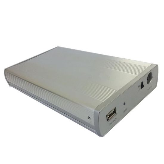 Boitier USB En Aluminium Pour Disque Dur Externe 3.5" SATA (S-ATA) - Informatique