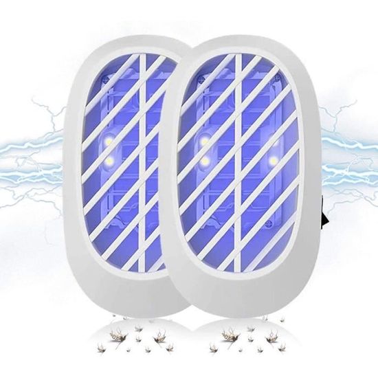 Lampe Anti-Moustiques Électrique UV - Lot De 4 - Sans Produits Chimiques - Pour Maison, Jardin, Intérieur/Extérieur