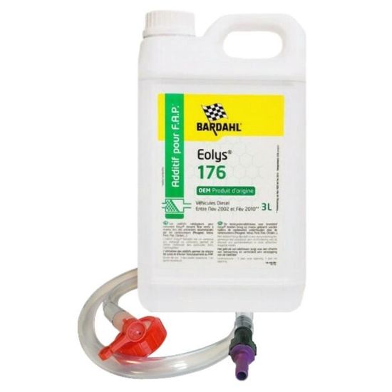 Additif Pour Filtre à Particules (FAP) Cerine 176 - 3 Litres - Vert - Pour Peugeot, Citroën, Ford