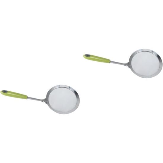 Écumoire En Inox Fackelmann 32 Cm - Araignée De Cuisine, Louche à Trous, Pour Raviolis, Beignets, Friture Ustensile Cuisine Oxford