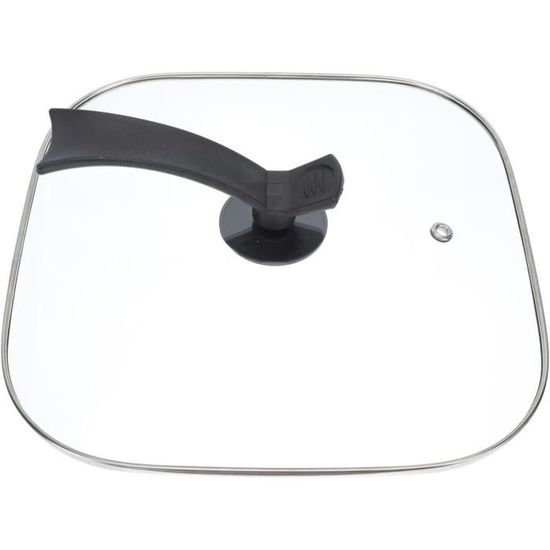 Couvercle En Verre Trempé DOITOOL 30cm - Universel Pour Poêles Et Casseroles - Poignée Silicone Safe