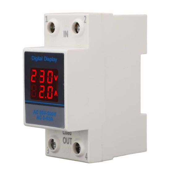 Ampèremètre Voiture 52mm DC 12V - Jauge Tableau De Bord -60A à +60A