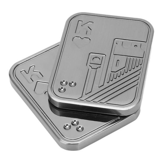 Curseur Magnétique Fidget - Jouet Anti-stress En Métal - Carte à Pousser Portable - Cadeau Pour Adulte - Soulagement De L'anxiété