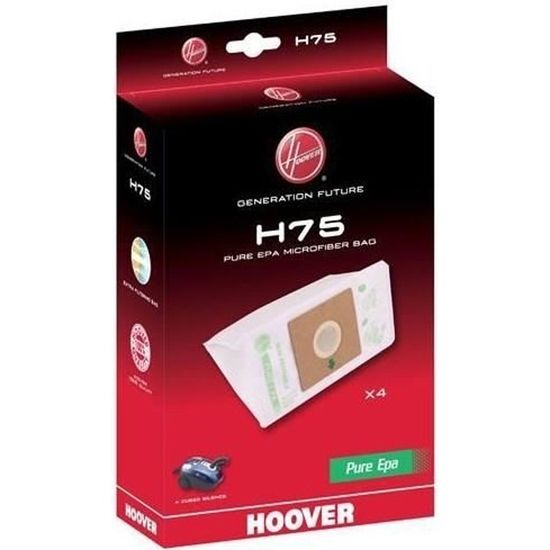 10 Sacchetti Per Aspirapolvere + Filtro MicroSafe Per Hoover Thunder Space Sport TS70 / TS2S011 - Antiacaro E Antiallergico