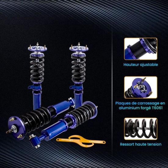 Coilover + Top Mount pour Bmw 5 series E39 saloon 19952003 520 d 525D