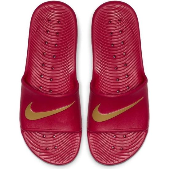 claquette nike blanche et rouge