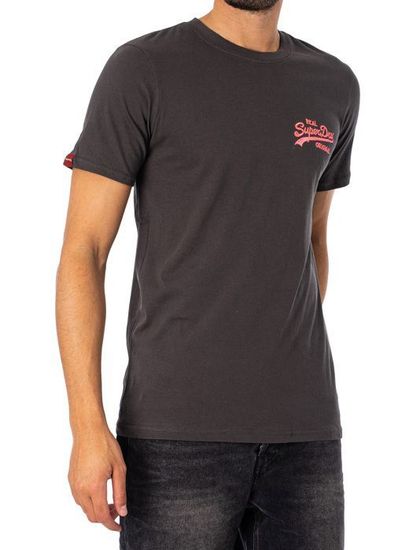T-shirt Lucky Brand Homme Taille L Bleu/gris - Occasion Très Bon état, Manches Courtes