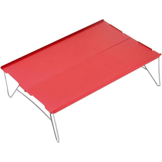 Table Pliante D’extérieur En Aluminium – Ultra Légère Pour Randonnée, Camping, Pêche - 4