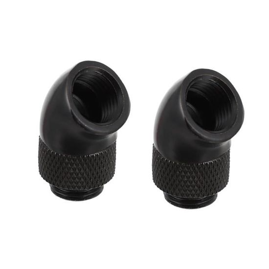 Raccord Refroidissement Eau PC – Connecteur Sphérique G1/4 3 Voies En Laiton, Noir, Adaptateur T Pour Watercooling