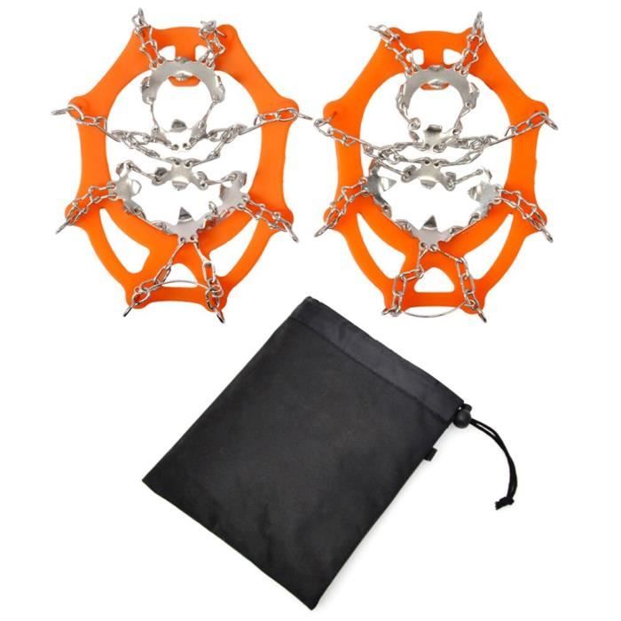 Crampon Verglas Version Améliorée Des Crampons à Glace De Marche, Crampons En Acier Inoxydable Véritable Et Crampon Neige Pour Chaussure