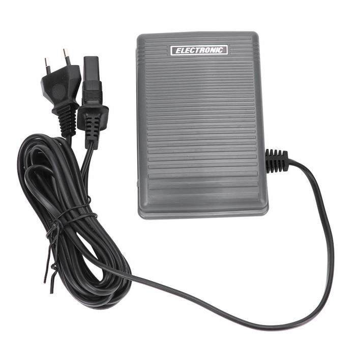 Pédale au Pied et Câble d'alimentation pour Machine à Coudre Brother 220-240V EU