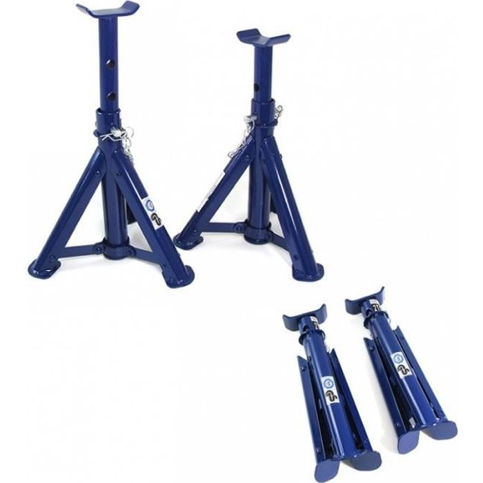 2 CHANDELLES VOITURE PLIABLE 2 TONNES DE 28CM A 35.5CM