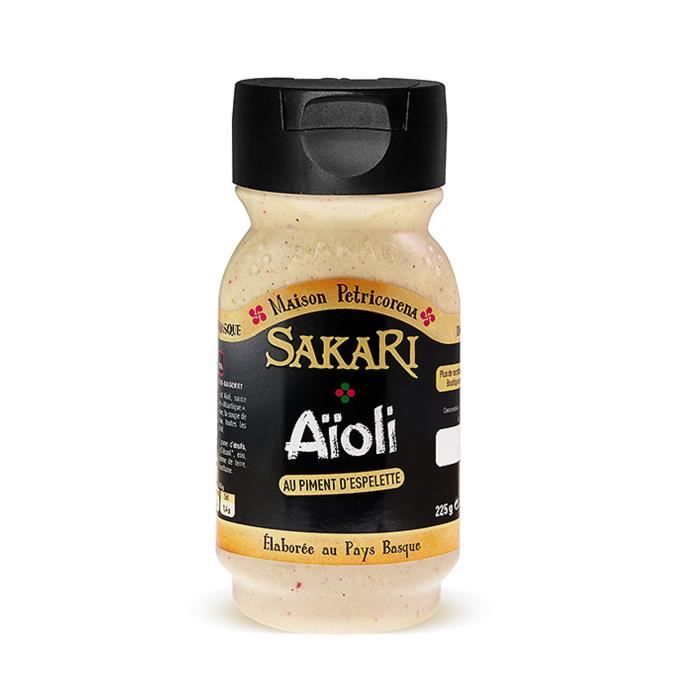 Sauce Aioli au piment d'Espelette Sakari 225g