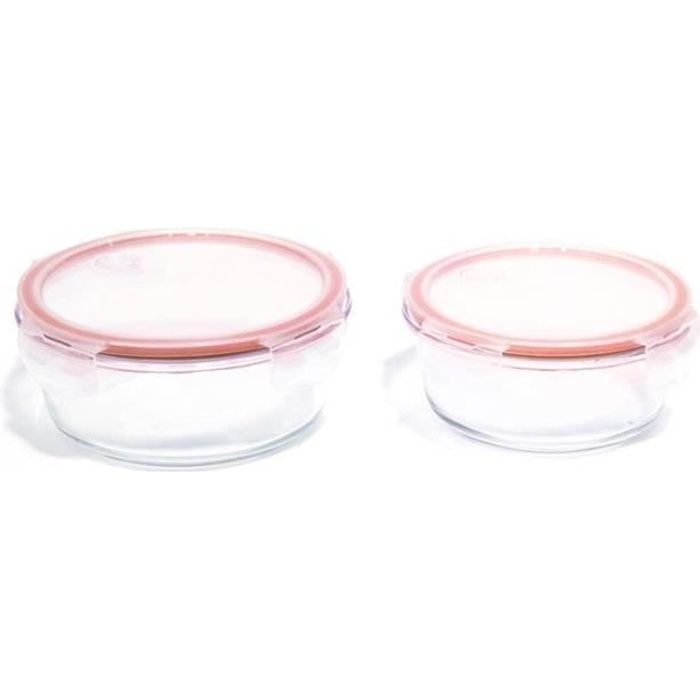Plats en verre spécial four - Lot de 2 - Couvercle hermétique