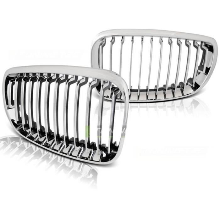 Paire grilles calandre BMW serie 1 E87/E81/E82/E88 07-13 chrome