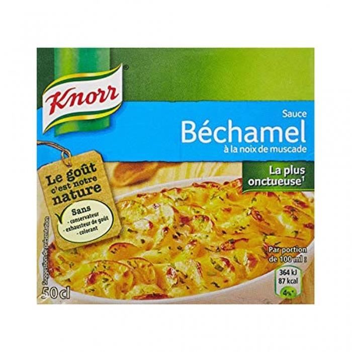 Knorr Sauce Béchamel à la Noix de Muscade 50cl (lot de 6)