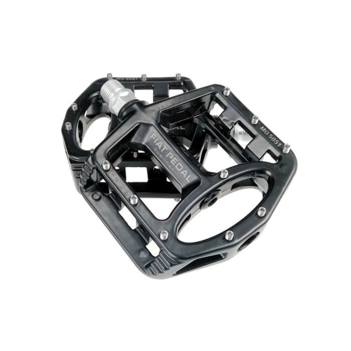 Pièce Détachée,Pédales de vélo ultralégères en alliage de magnésium VTT pédales plates antidérapantes vtt pédales de - Type Black
