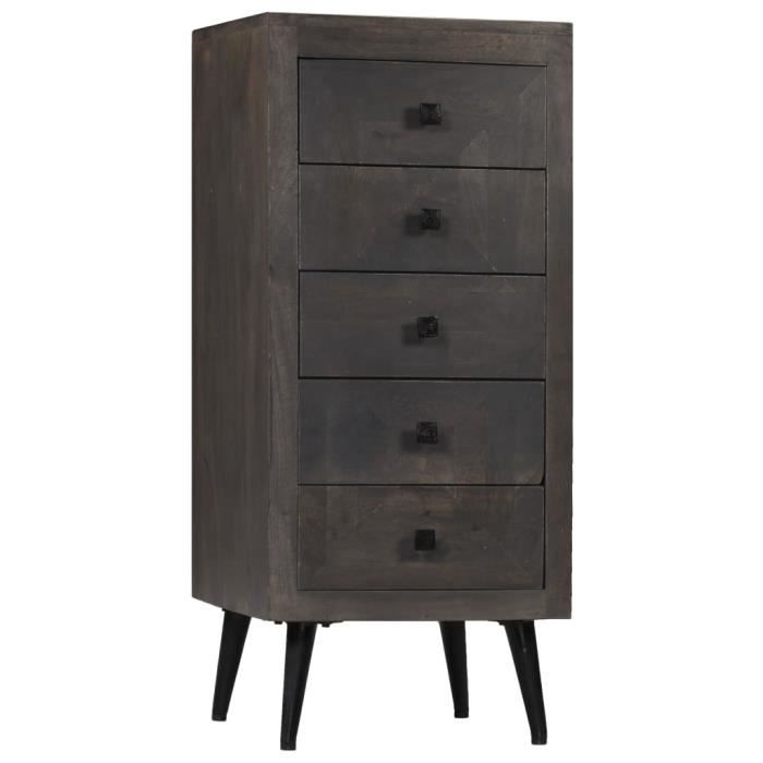 Haute qualité -Buffet De Cuisine Contemporain - Buffet Bahut Armoire de cuisine Bois massif de manguier 40 x 40 x 91 cm #75213