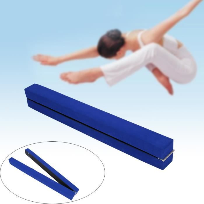 Équipement d'entraînement de gymnastique de gymnastique de poutre d'équilibre pliant en suède de 7FT