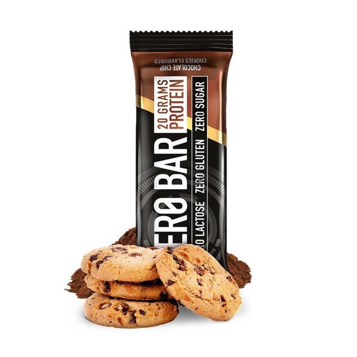 Biotech Zero Bar 20 Barrette Proteiche da 50 gr Senza Carboidrati con Proteine