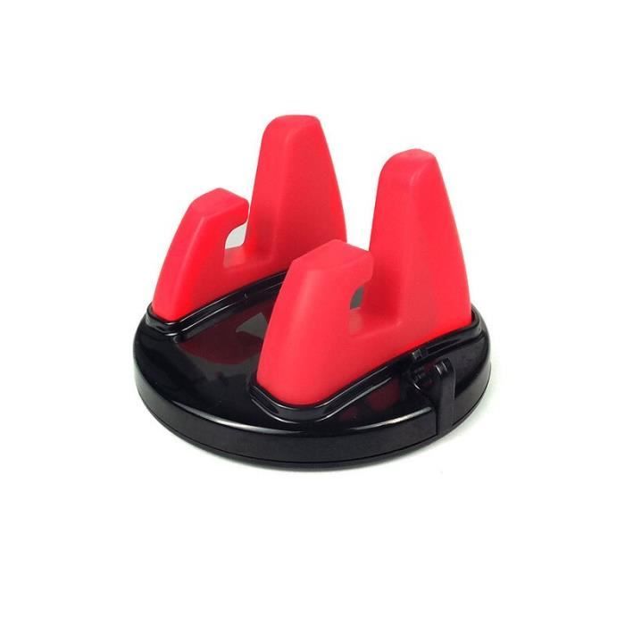 Supports voiture,Support de téléphone pour voiture à 360 degrés, pour Renault Megane Modus, Laguna Duster, Logan DACIA - Type Rouge
