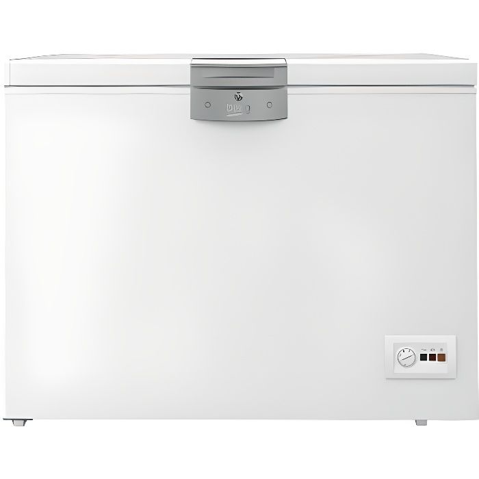 Beko HS22340, Coffre, 227 L, 12 kg-24h, 39 dB, A+++, Blanc