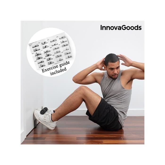 Barre de Porte pour Abdominaux avec Guide d'Exercices InnovaGoods