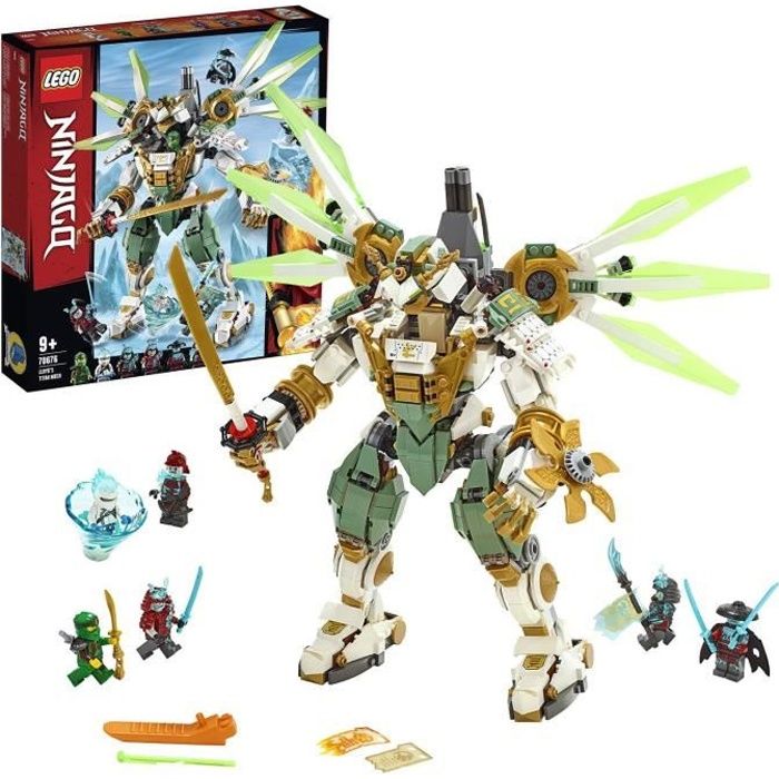 LEGO Titan de Lloyd, Ninjago Robot Ninja avec 6 minifigurines Jeu pour Enfant 9 Ans et Plus Briques de Construction, 70676,