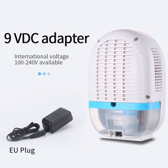 Mini déshumidificateur purificateur d'air à absorbeur d'humidité - bleu